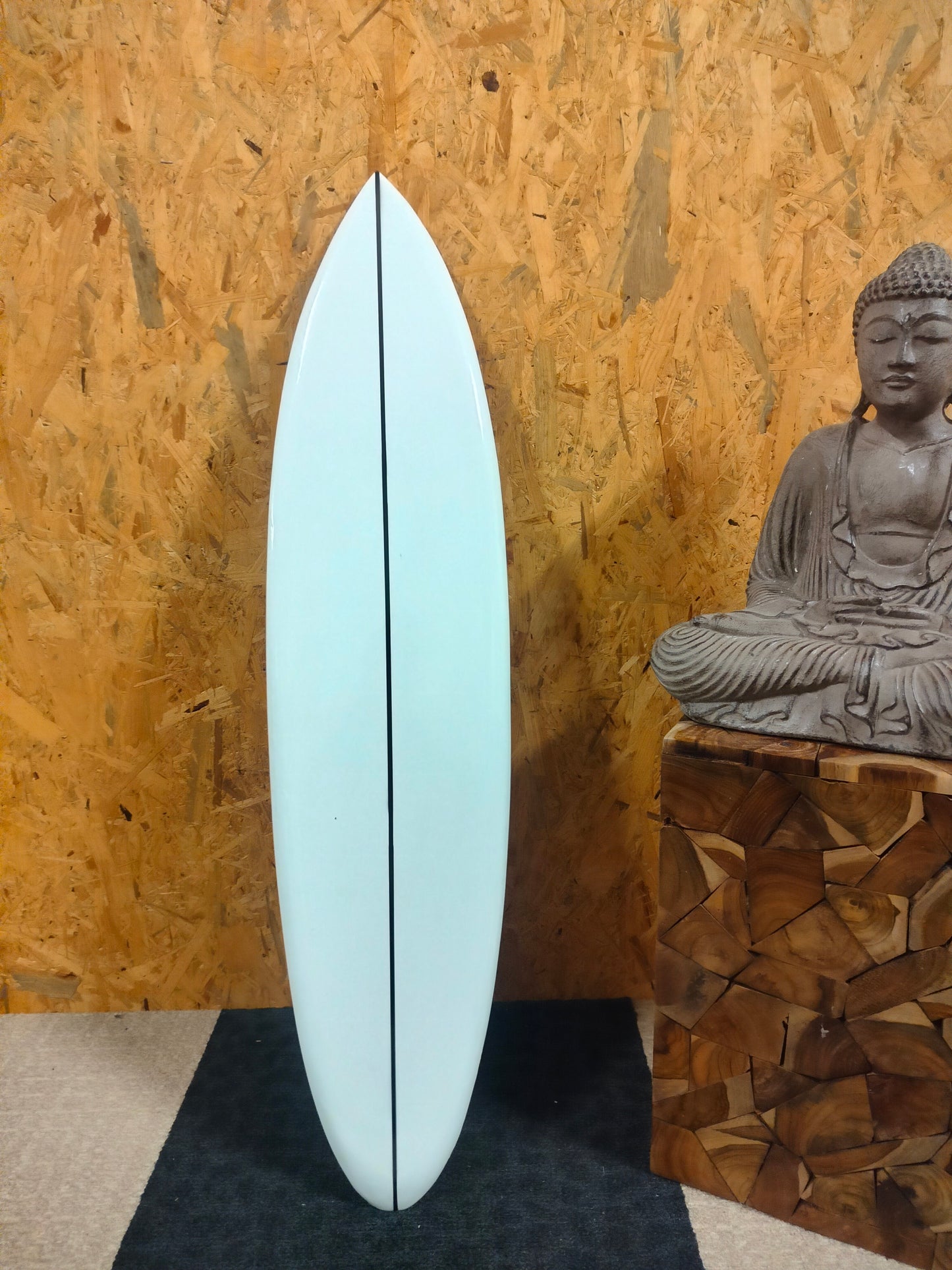 Black Stripe - Planche de surf - Décoration - 100 cm