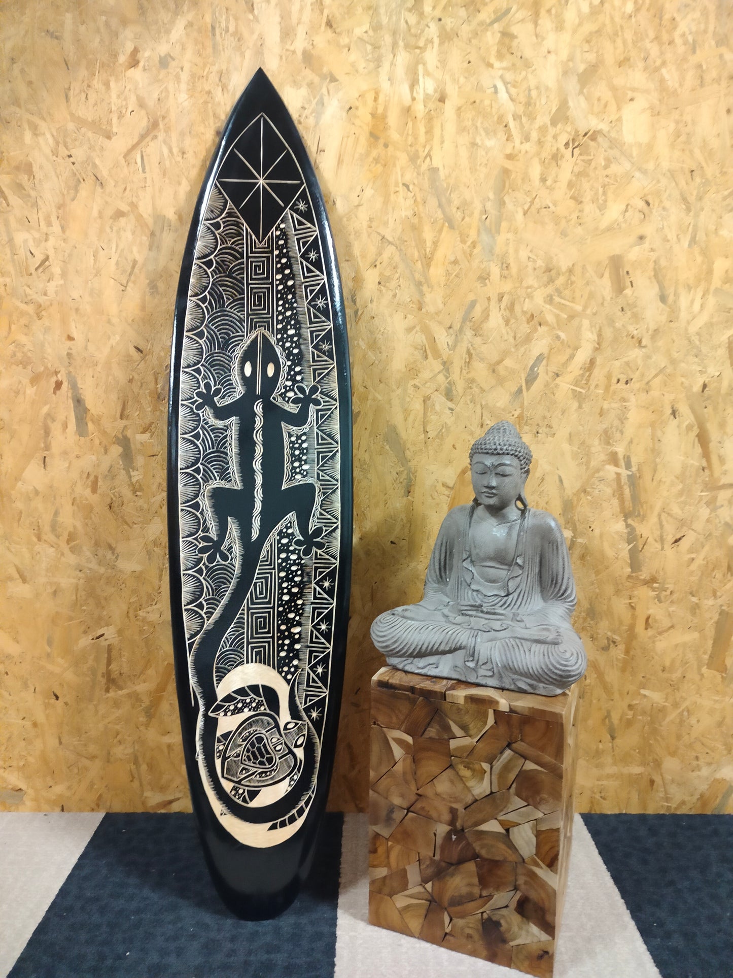 Planche de surf Gecko - Planche de surf - Décoration - 150 cm