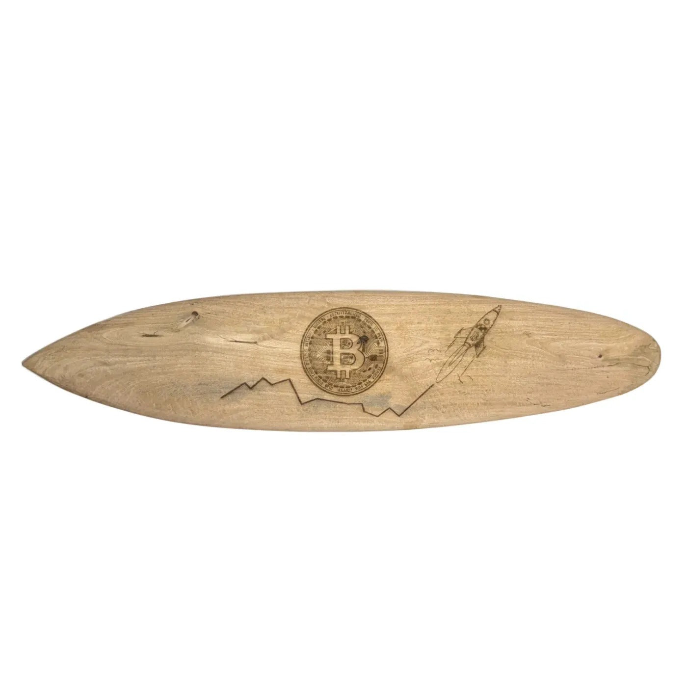 Planche de surf Bitcoin - Planche de surf - Décoration - 150 cm