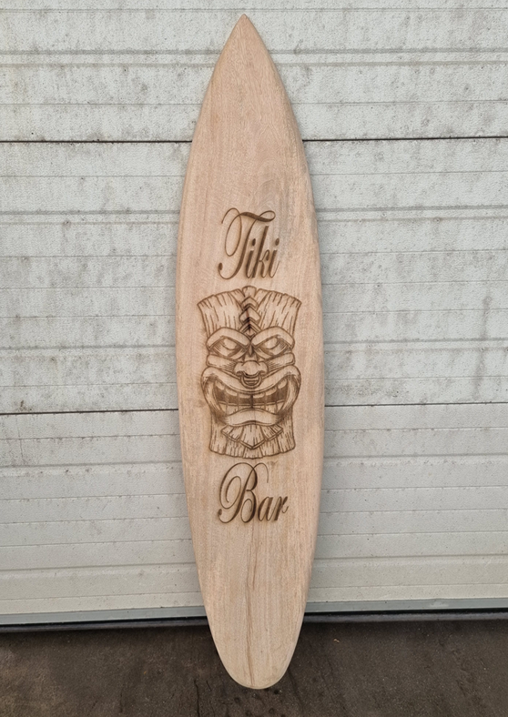 Planche de surf Tiki Bar - Planche de surf - Décoration - 150 cm