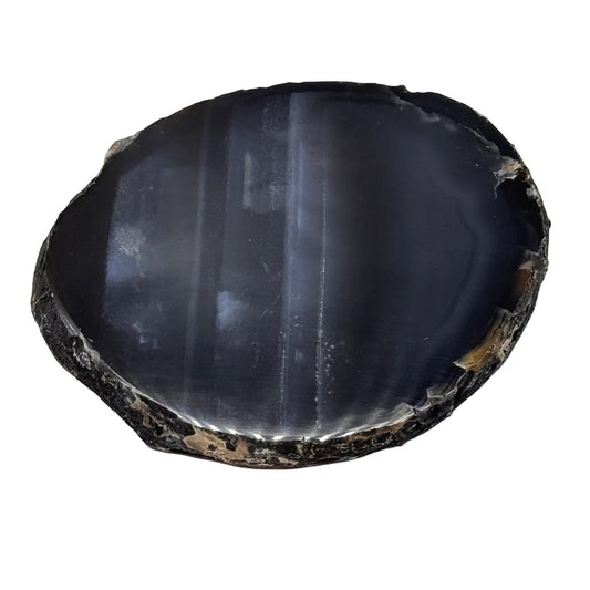 Agaat schijf slab natuurlijke kleur #1