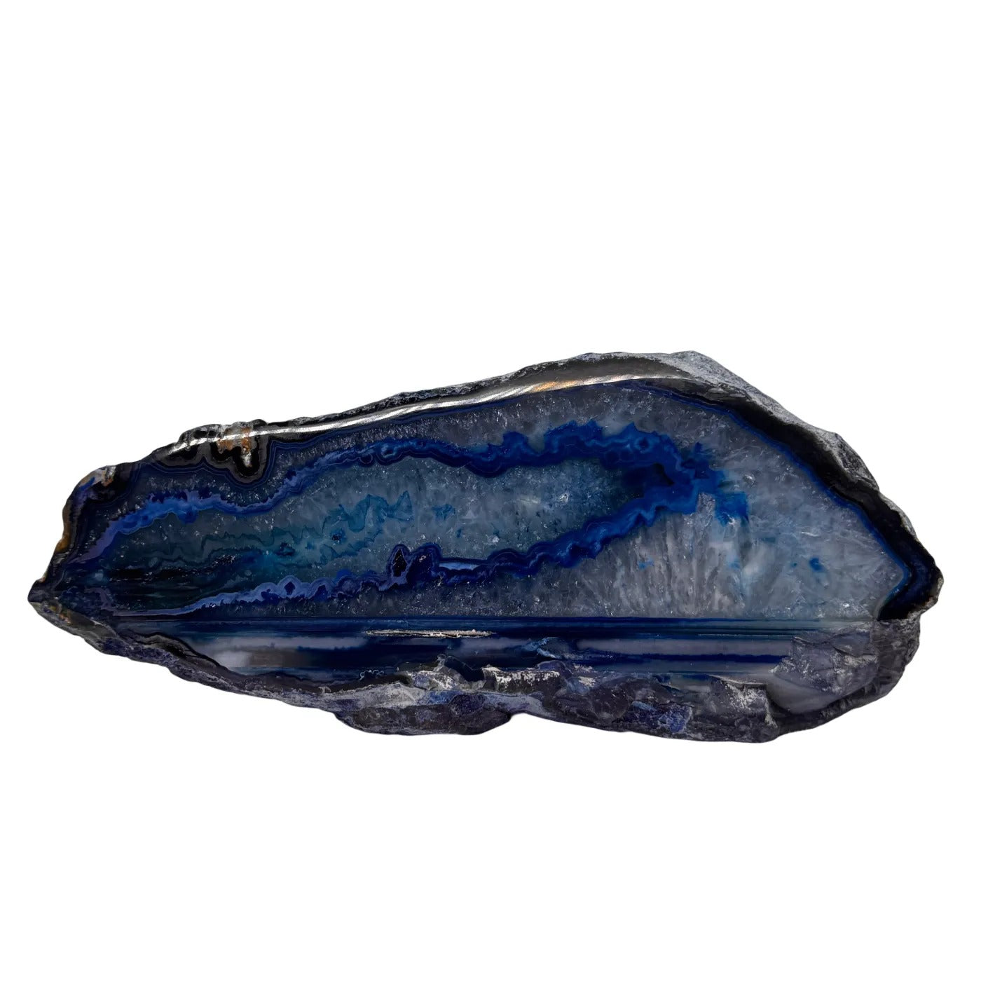 Tranche d'agate - plaque - 20 cm - #2