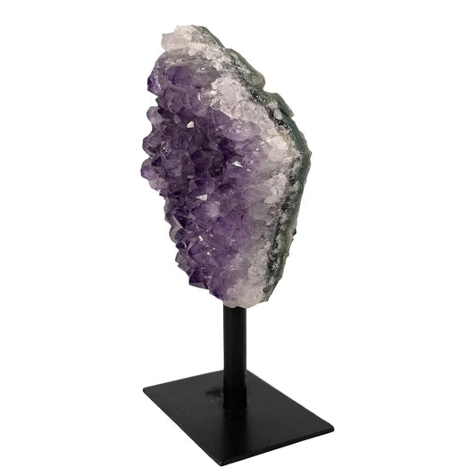 Amethist cluster op standaard #4