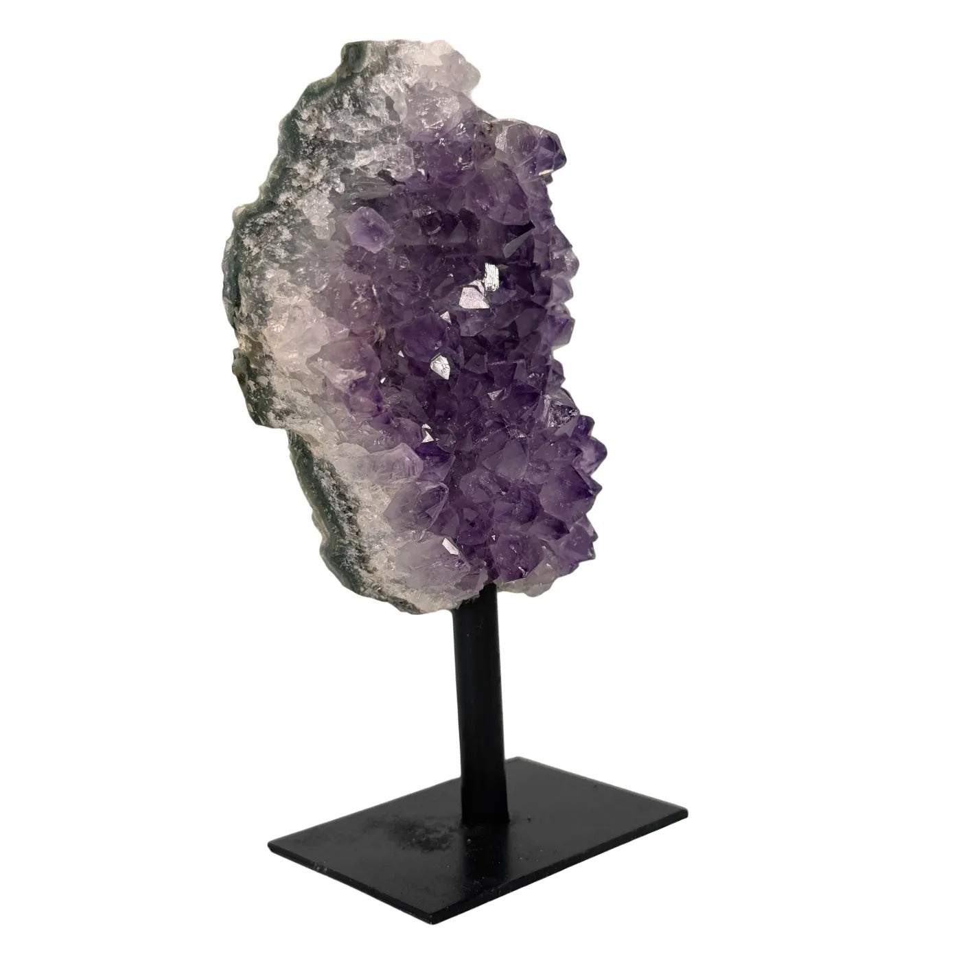 Amethist cluster op standaard #4