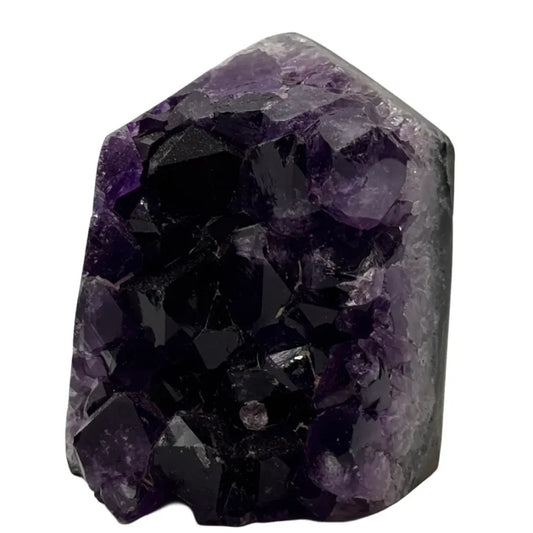 Prachtige Donkerpaarse Amethist Cut Base – Uruguay