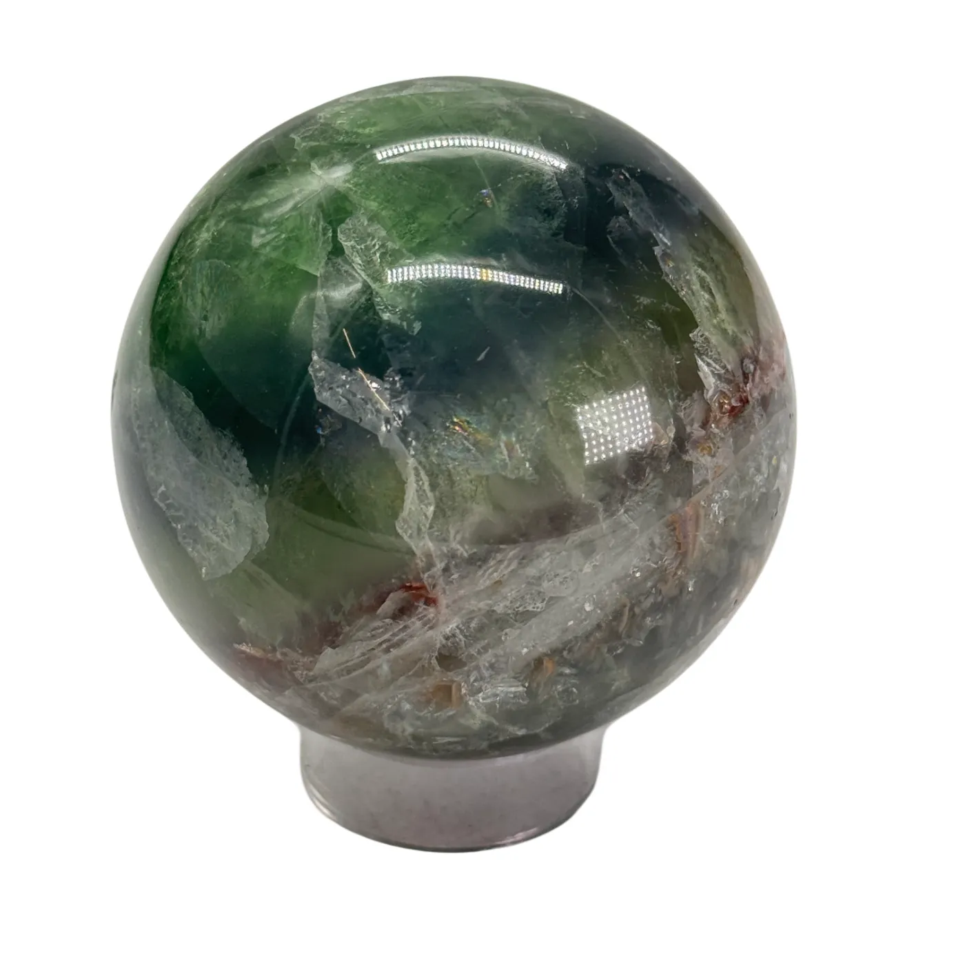 Fluorite verte - sphère - 6 cm - #1