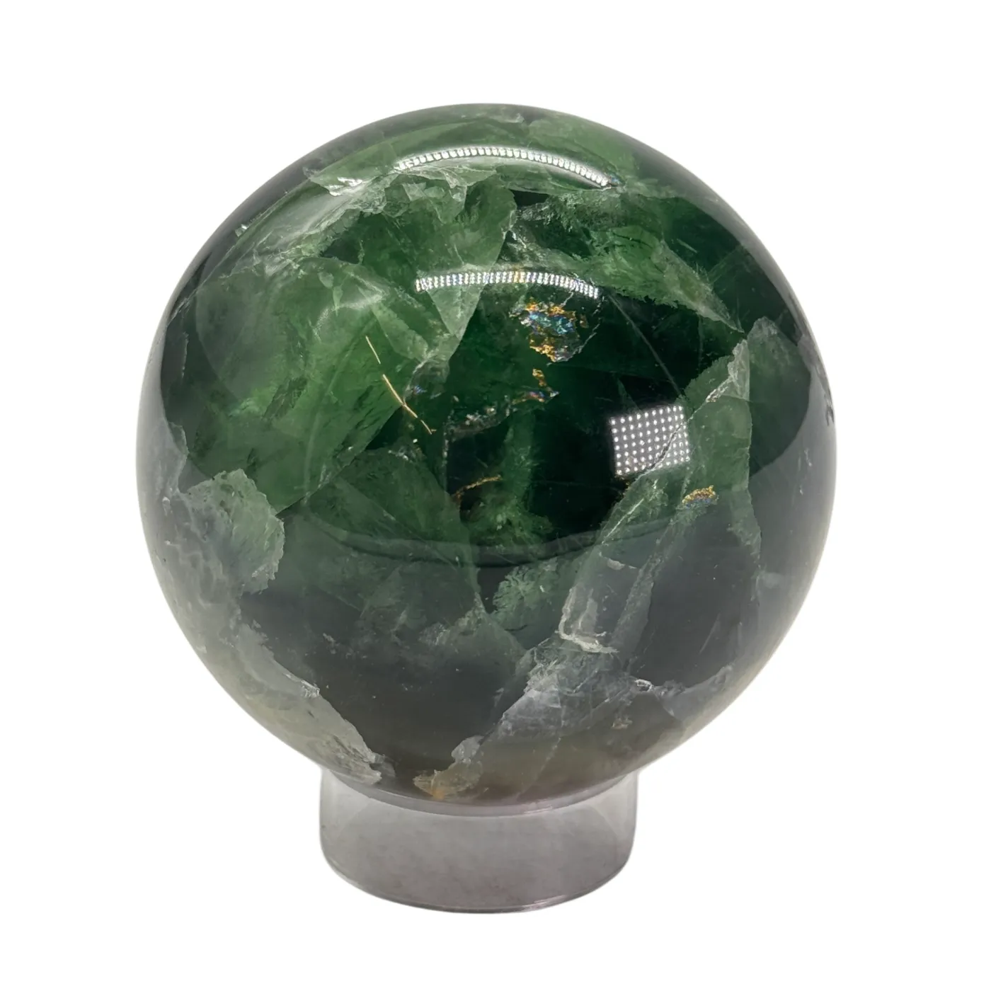 Fluorite verte - sphère - 6 cm - #1