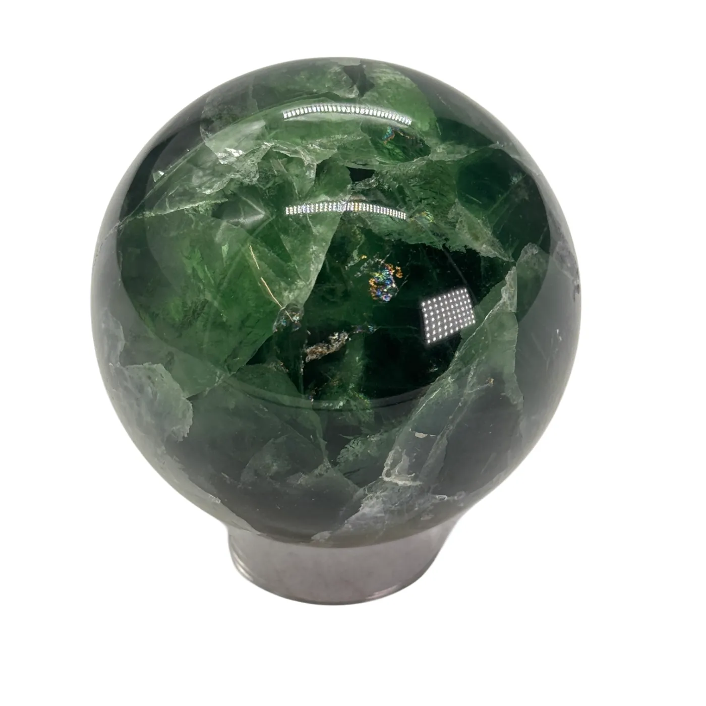 Fluorite verte - sphère - 6 cm - #1