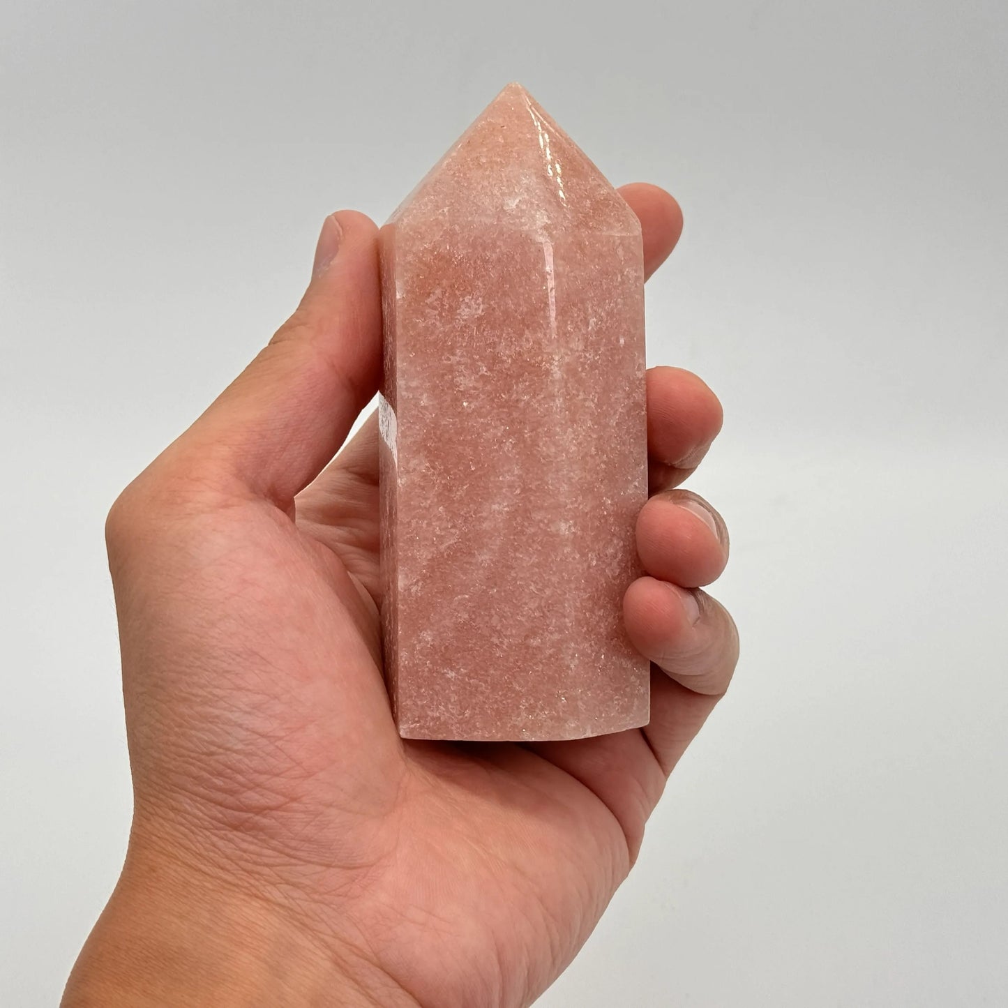 Tour d'améthyste rose 11 cm #1