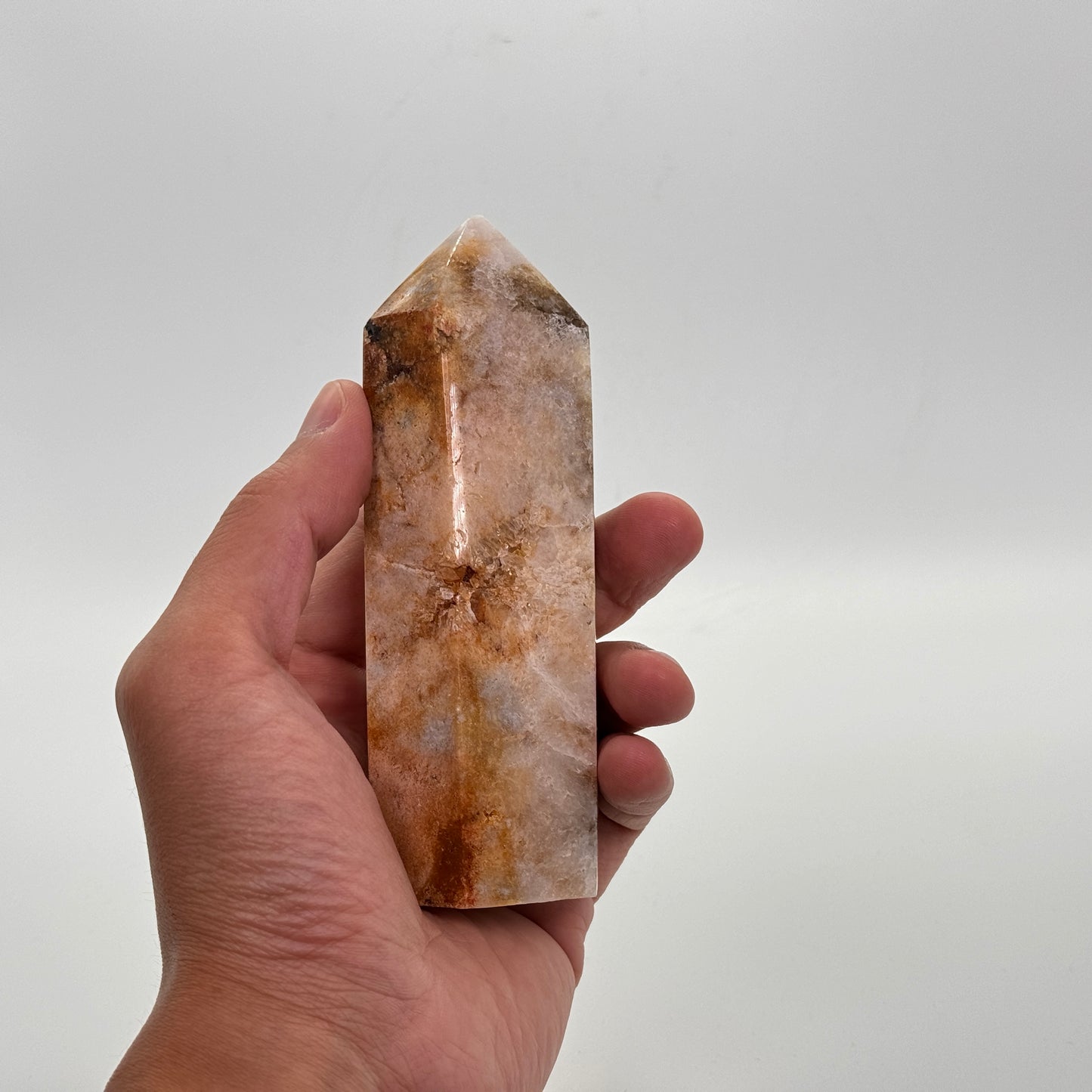 Pink amethyst tower 13 cm #2