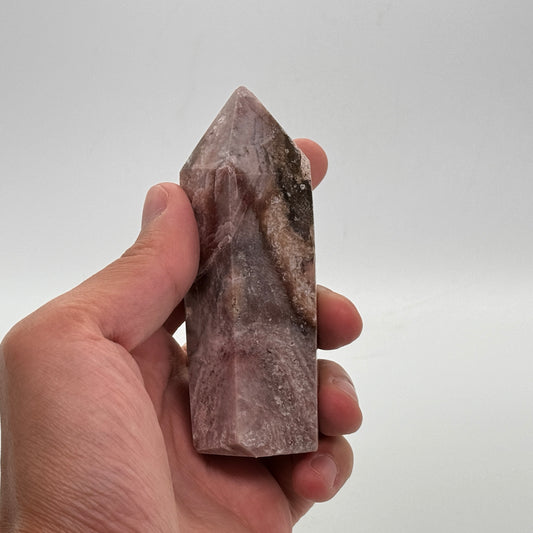 Tour d'améthyste rose 10 cm #5