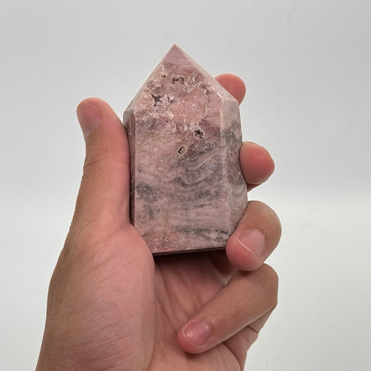 Tour d'améthyste rose 9 cm #6