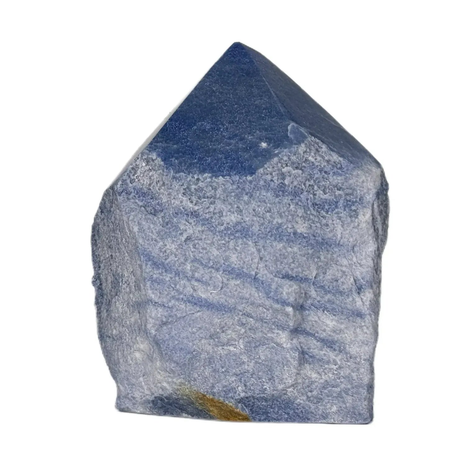 Pointe polie supérieure en quartz bleu n° 1