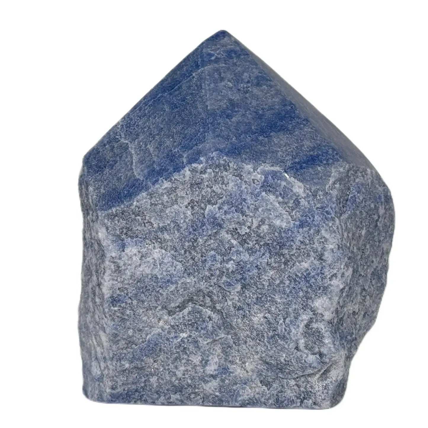 Pointe polie supérieure en quartz bleu n° 1