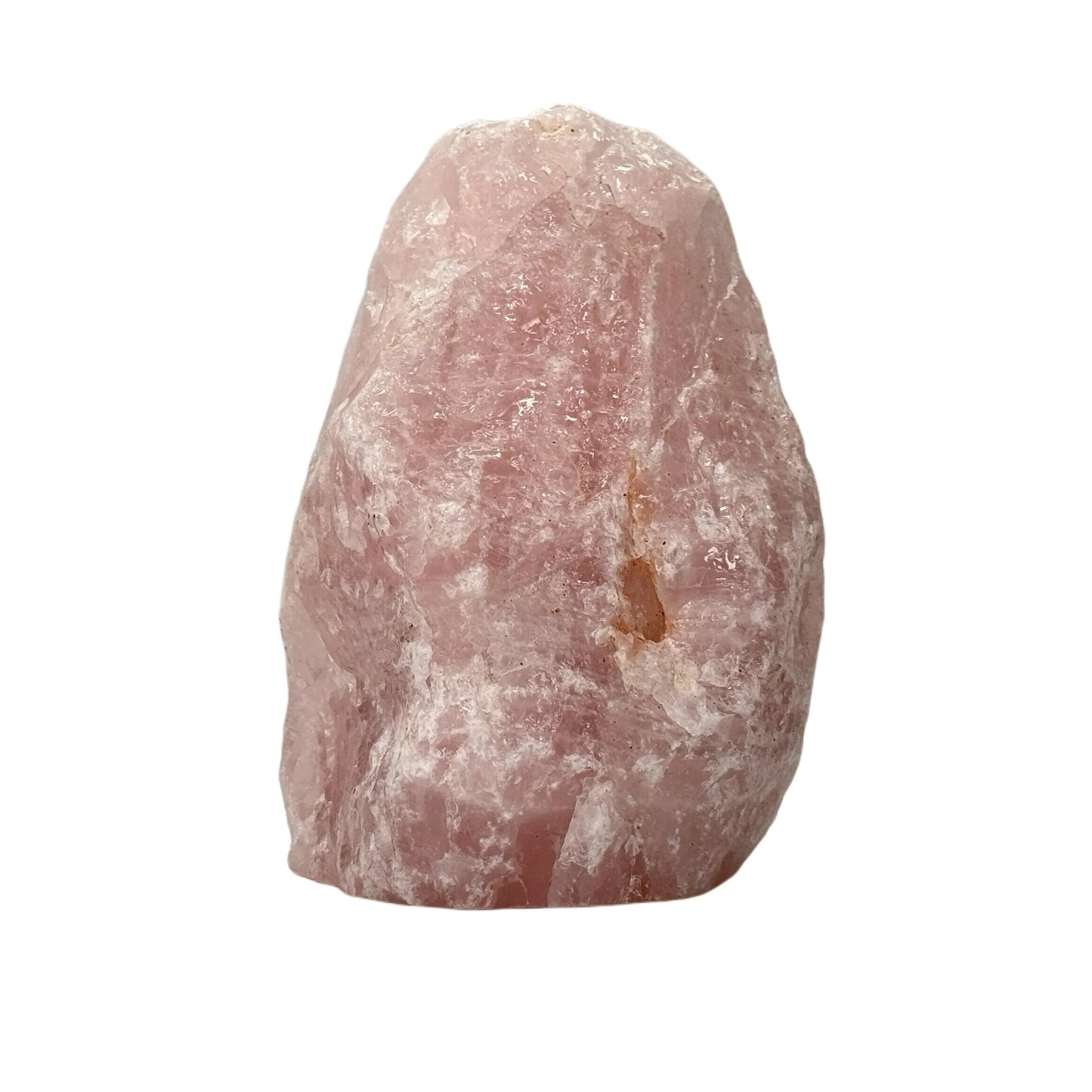 Rozenkwarts - ruw en gepolijst - cut base - 17 cm #2