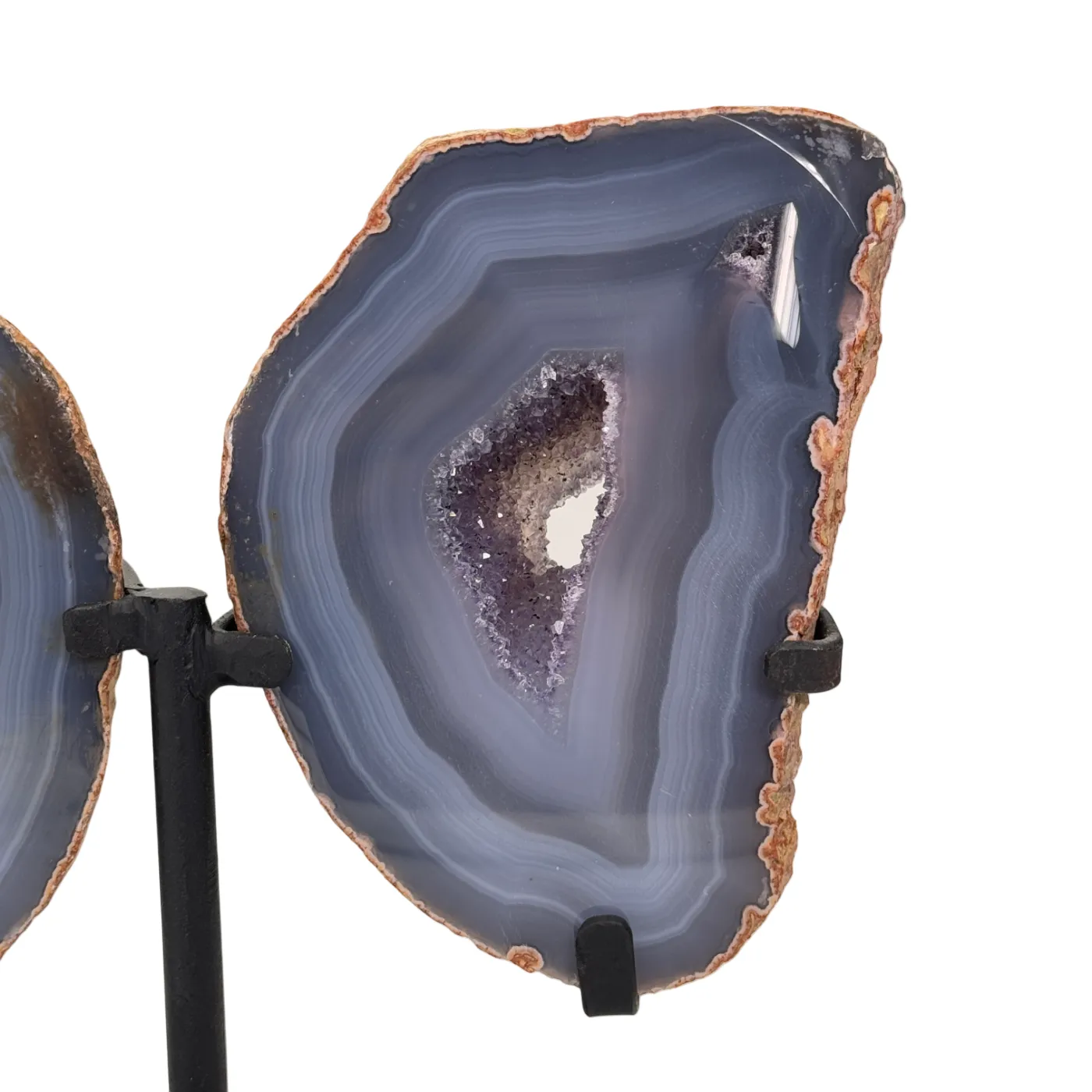 agaat vlinder geode op standaard #1