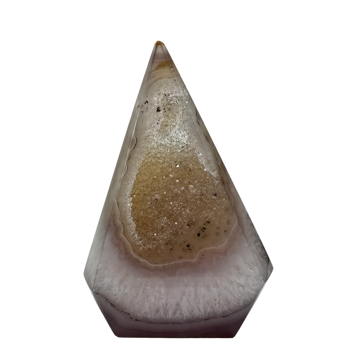 Agate forme diamant #1
