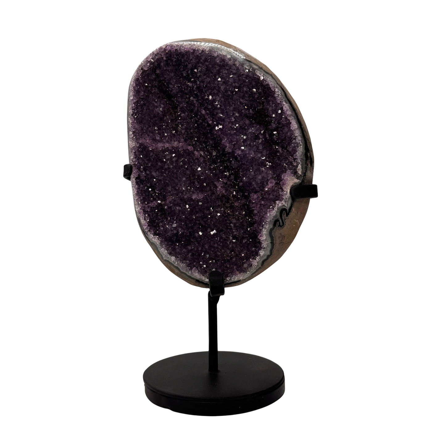 Amethist op standaard -hoge kwaliteit - 25 cm - 2,5 kg