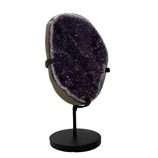 Amethist op standaard -hoge kwaliteit - 25 cm - 2,5 kg