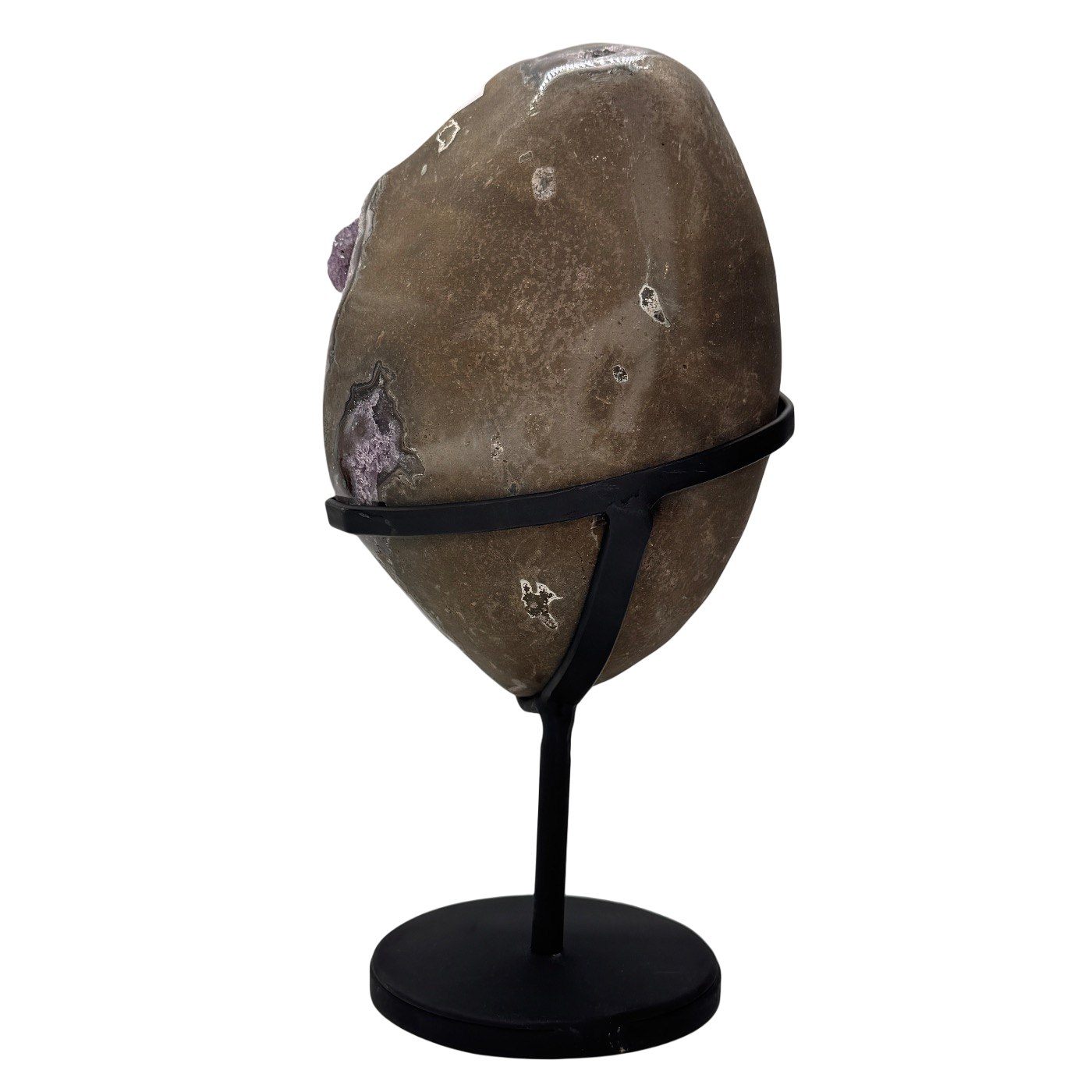 Paarse amethist op standaard #2