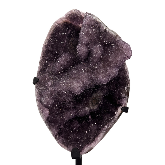 Paarse amethist op standaard #2