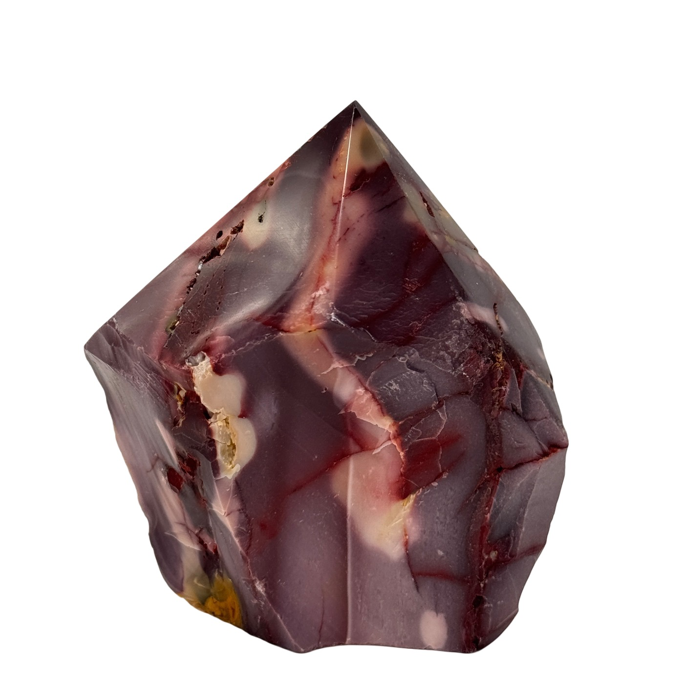 Pointe polie supérieure en Mookaite #3