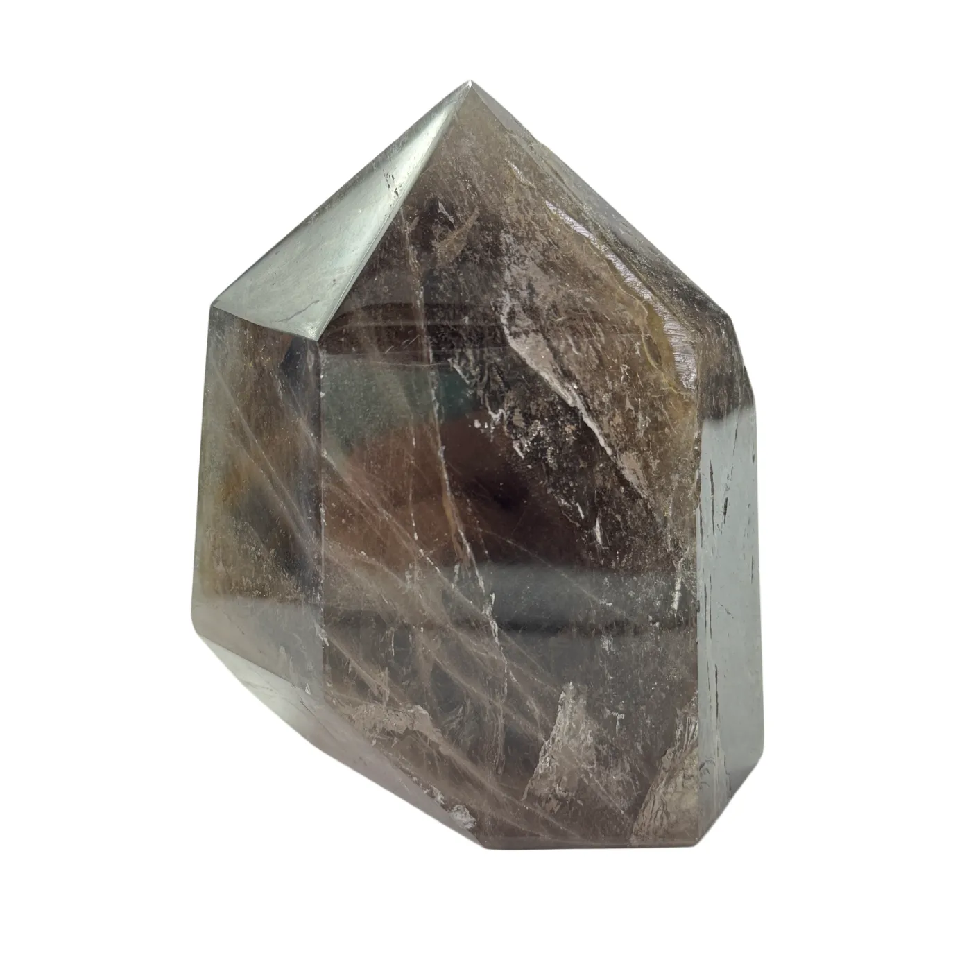 Pointe de quartz fumé de Madagascar #1