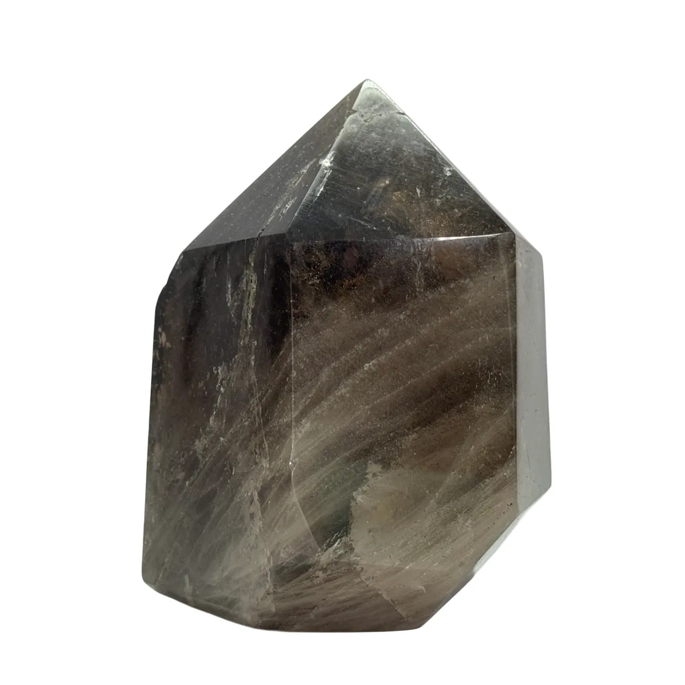 Pointe de quartz fumé de Madagascar #1