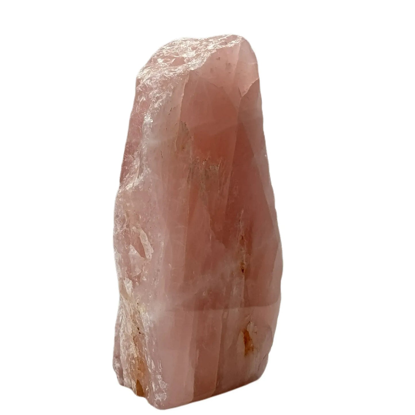 Rozenkwarts - ruw en gepolijst - cut base - 18 cm #1