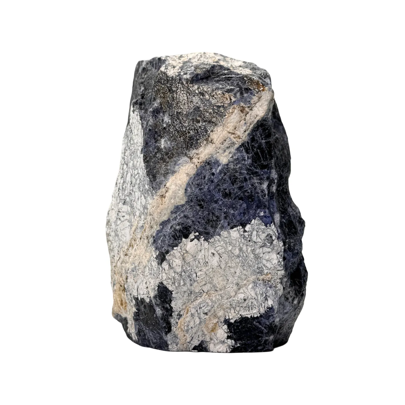 Sodalite - rough and polished - cut base - 18 cm #1