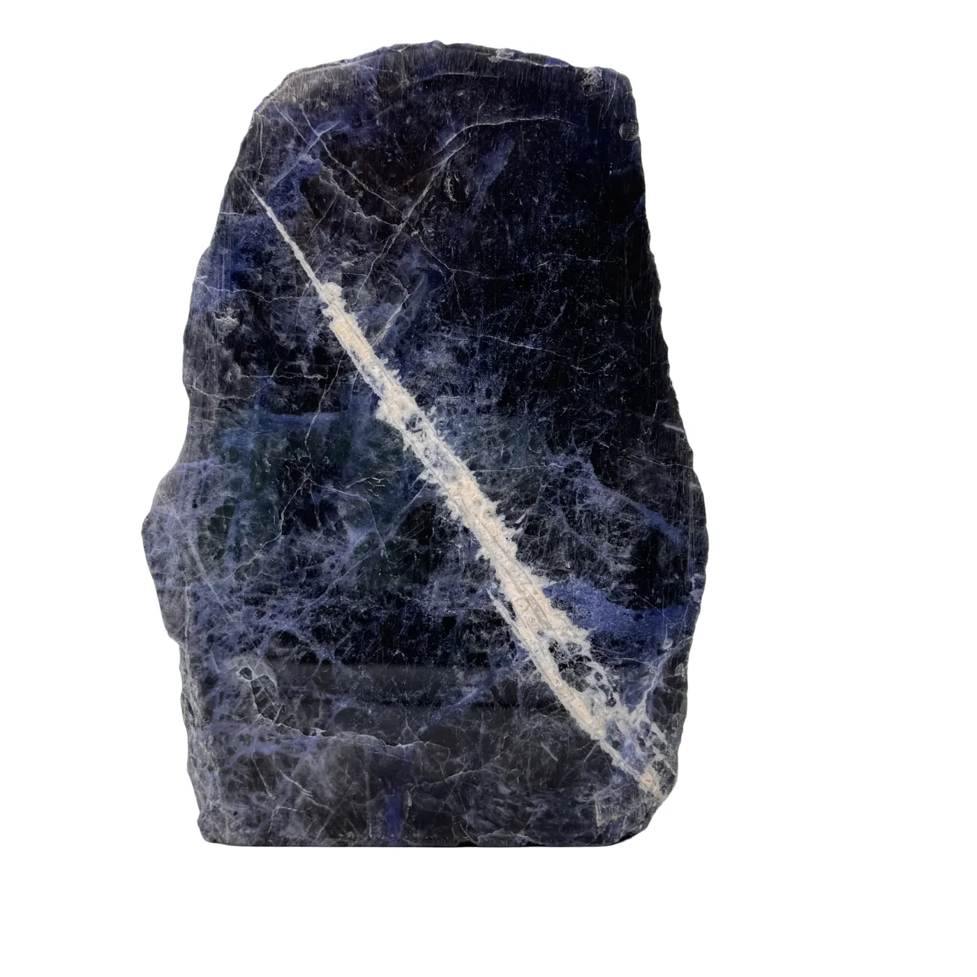 Fluorite verte - brute et polie - base taillée - 19 cm #1