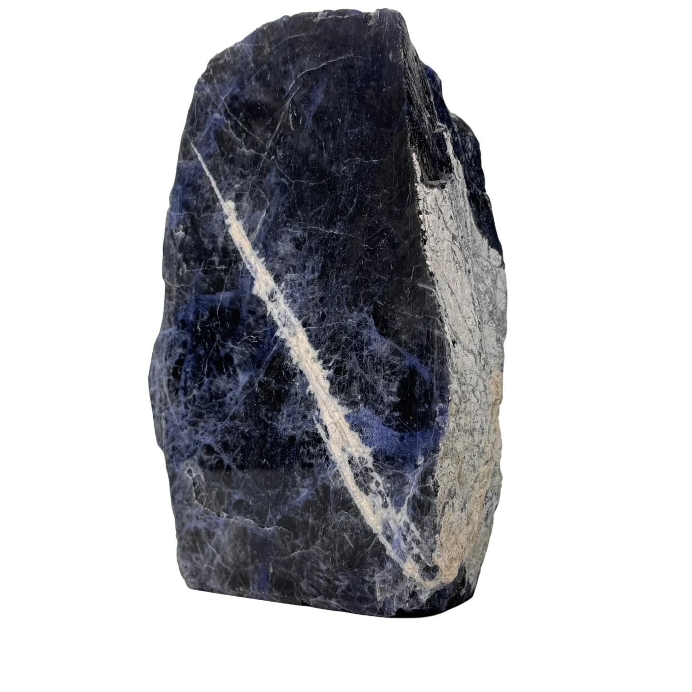 Fluorite verte - brute et polie - base taillée - 19 cm #1
