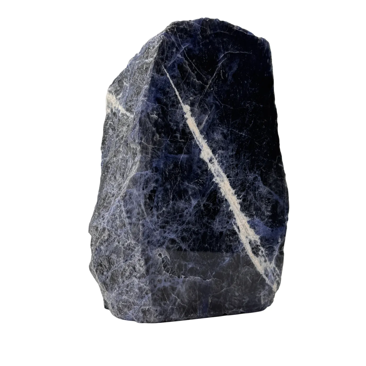 Fluorite verte - brute et polie - base taillée - 19 cm #1