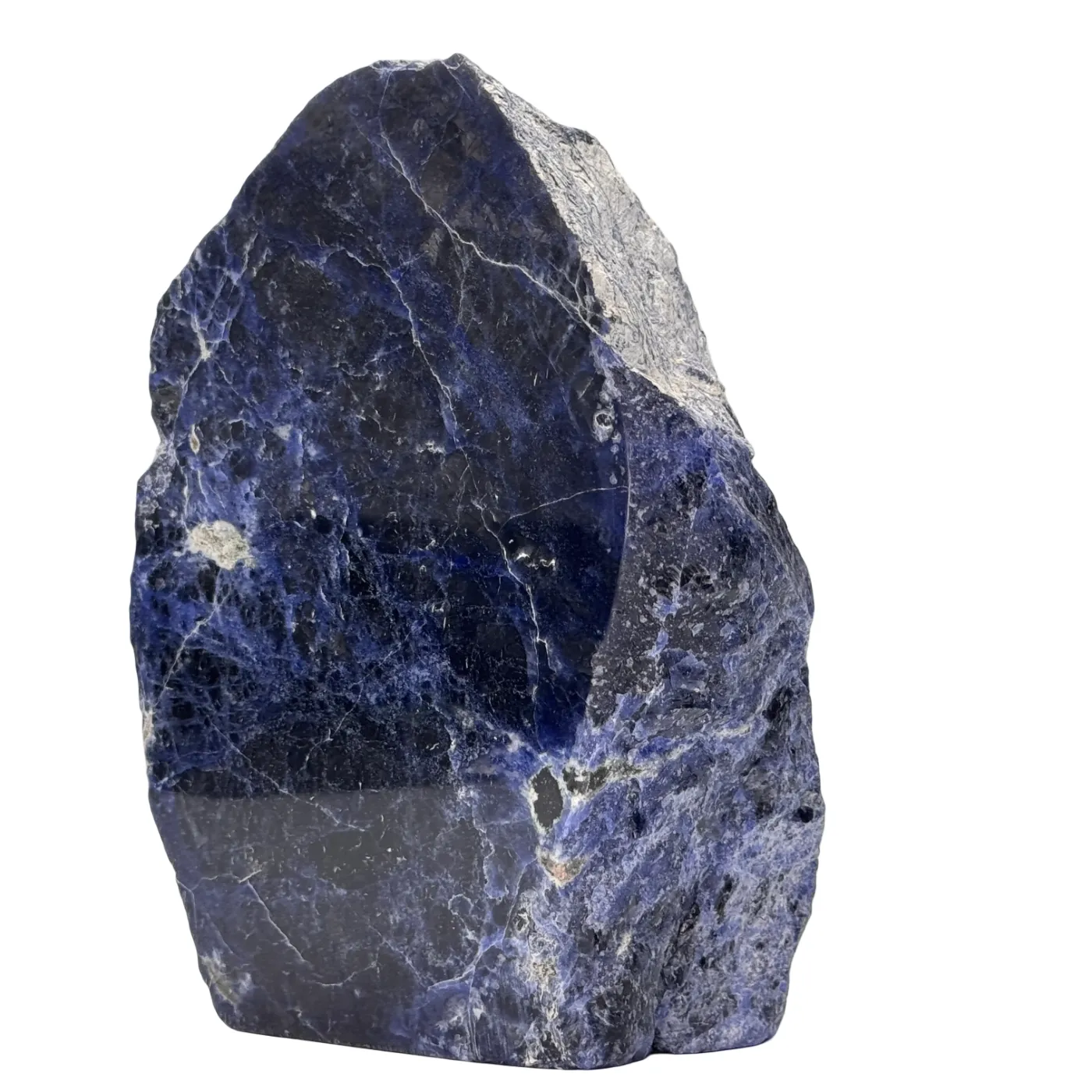 Fluorite verte - brute et polie - base taillée - 19 cm #1