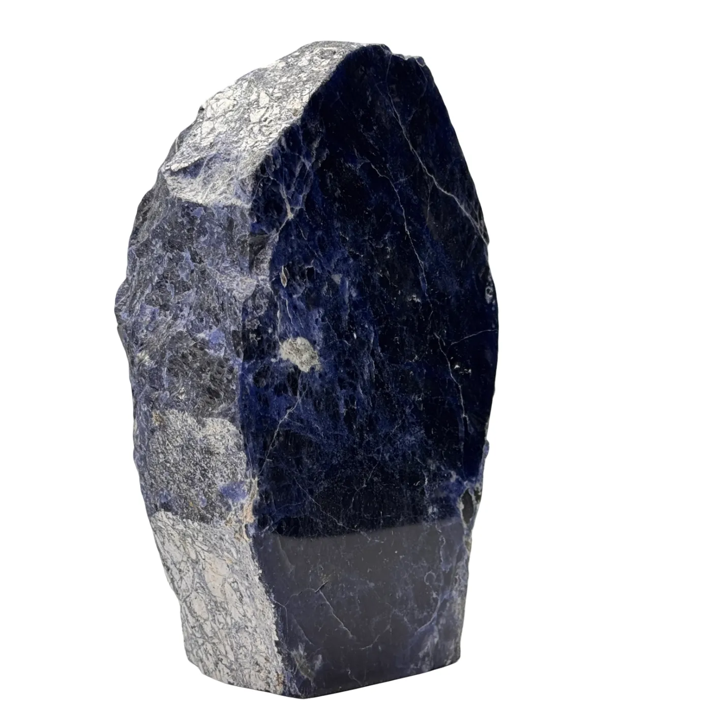 Fluorite verte - brute et polie - base taillée - 19 cm #1