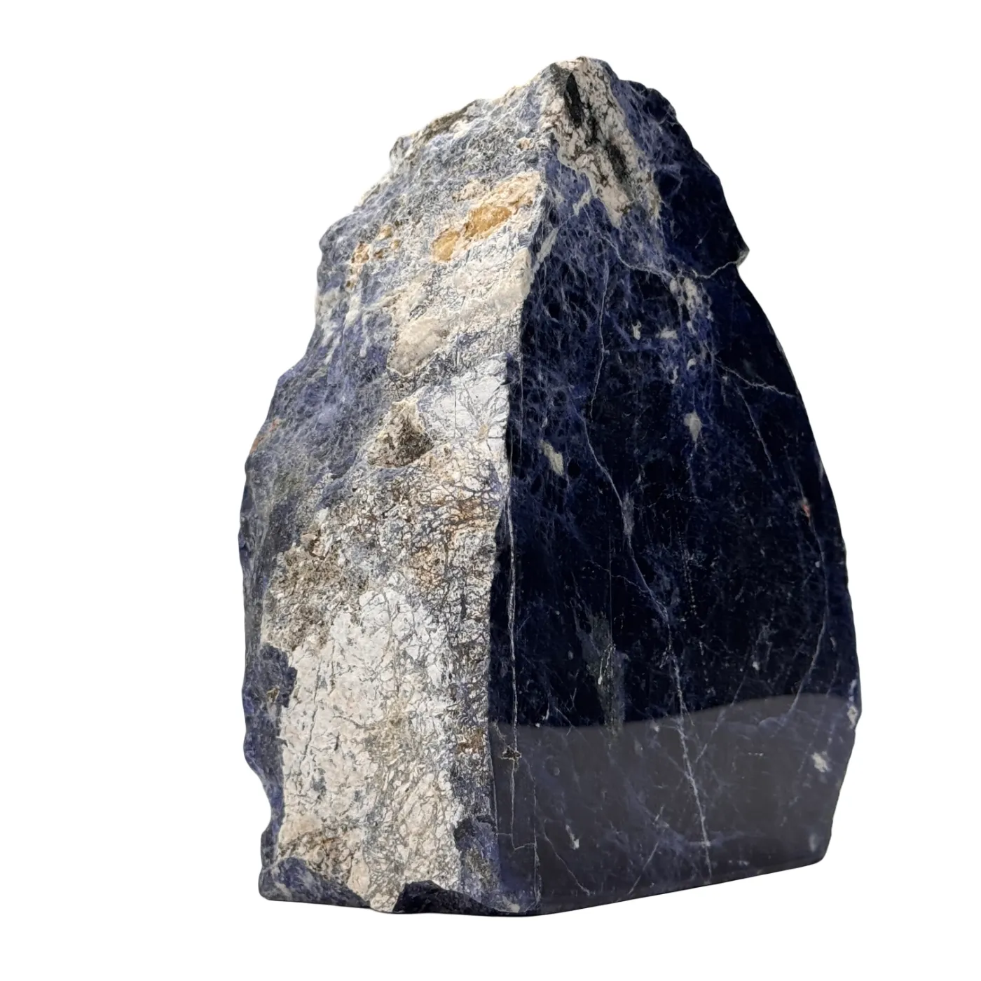 Sodaliet - ruw en gepolijst - cut base - 16 cm #3