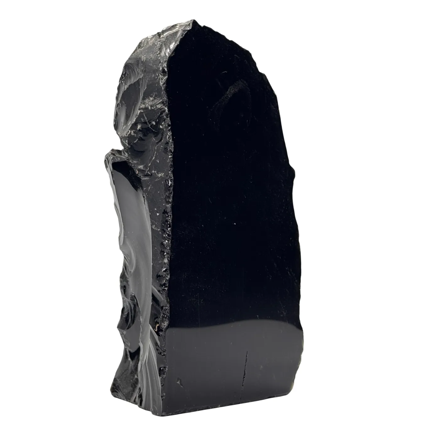 Onyx bleu - brut - semi-poli - base taillée - #1
