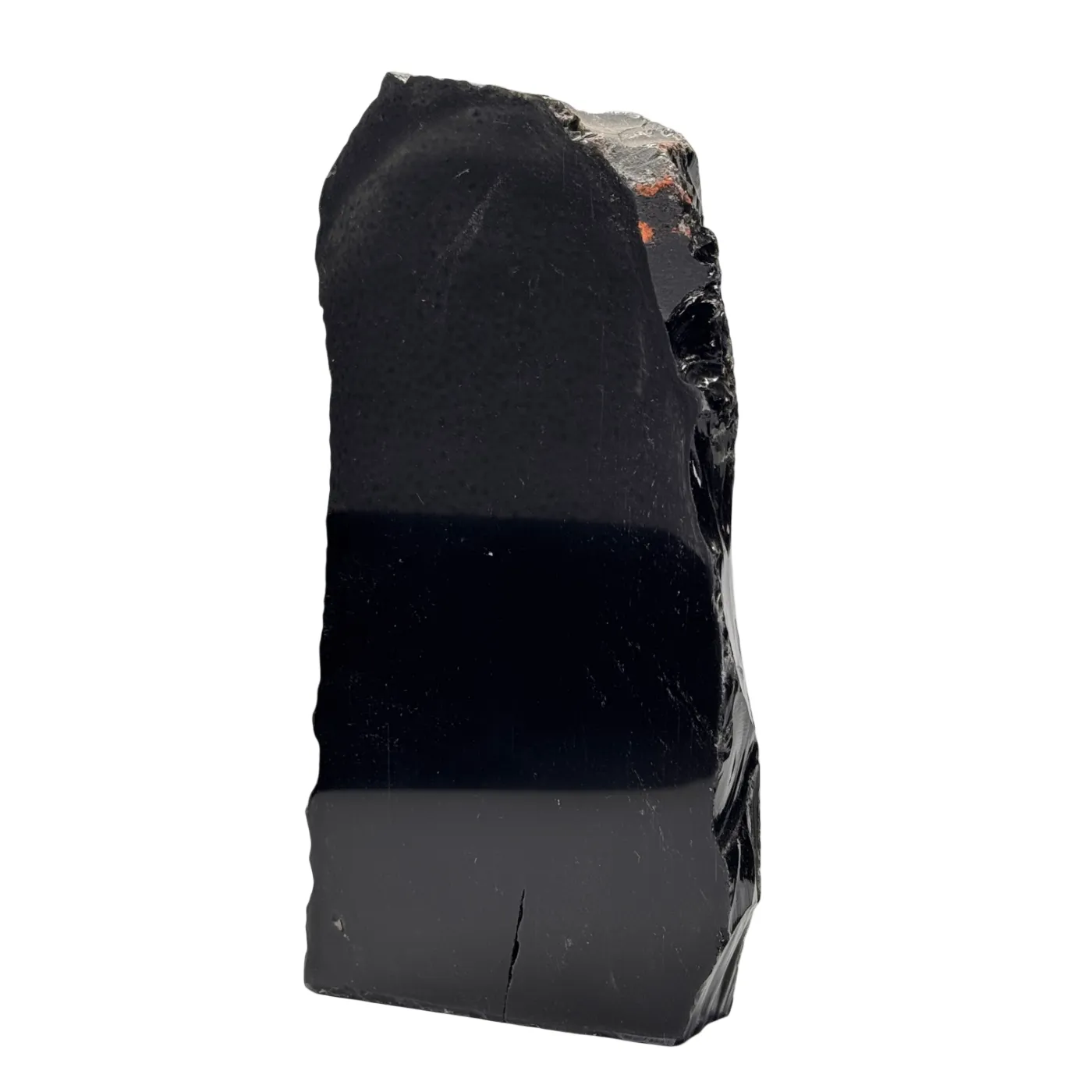 Onyx bleu - brut - semi-poli - base taillée - #1