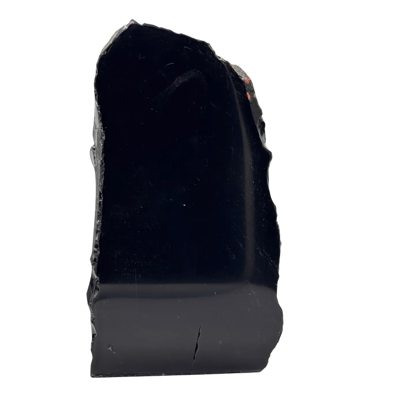 Onyx bleu - brut - semi-poli - base taillée - #1