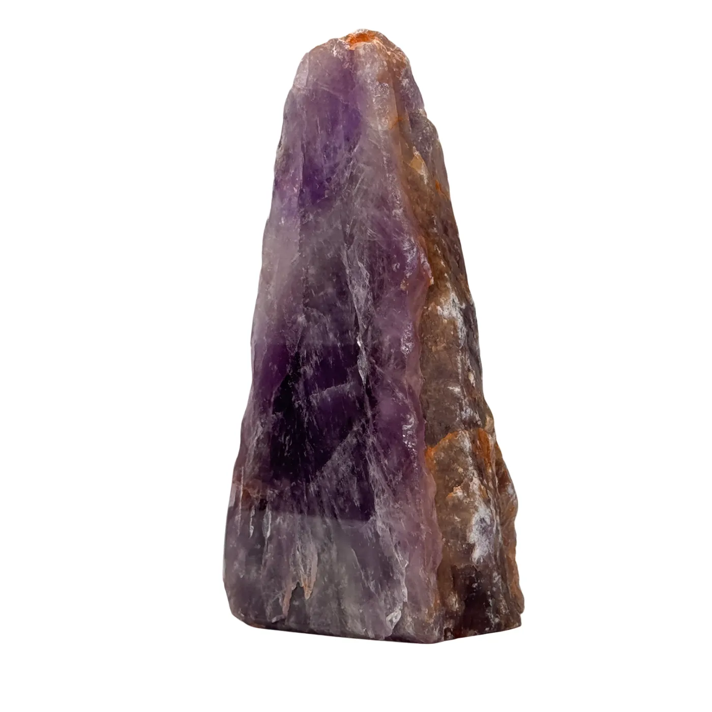 Amethist - ruw - half gepolijst - cut base - #3