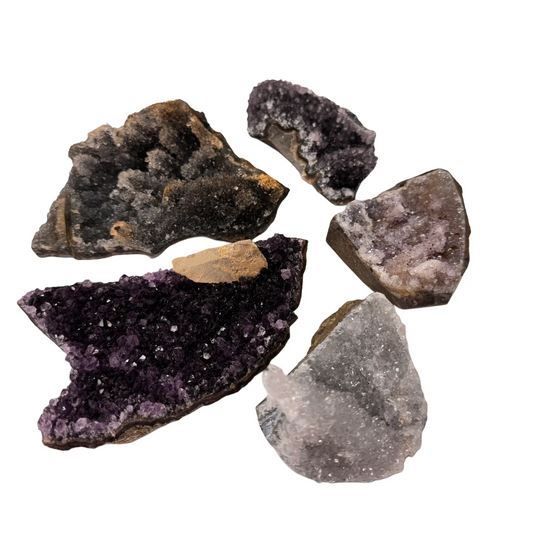 Amethist clusters - speciale formaties - lot 1