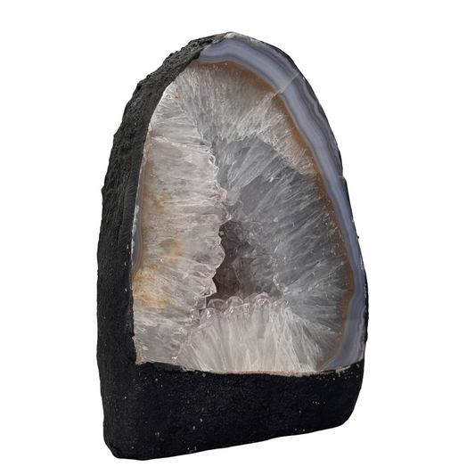 Kleine witte amethist geode kathedraal #5