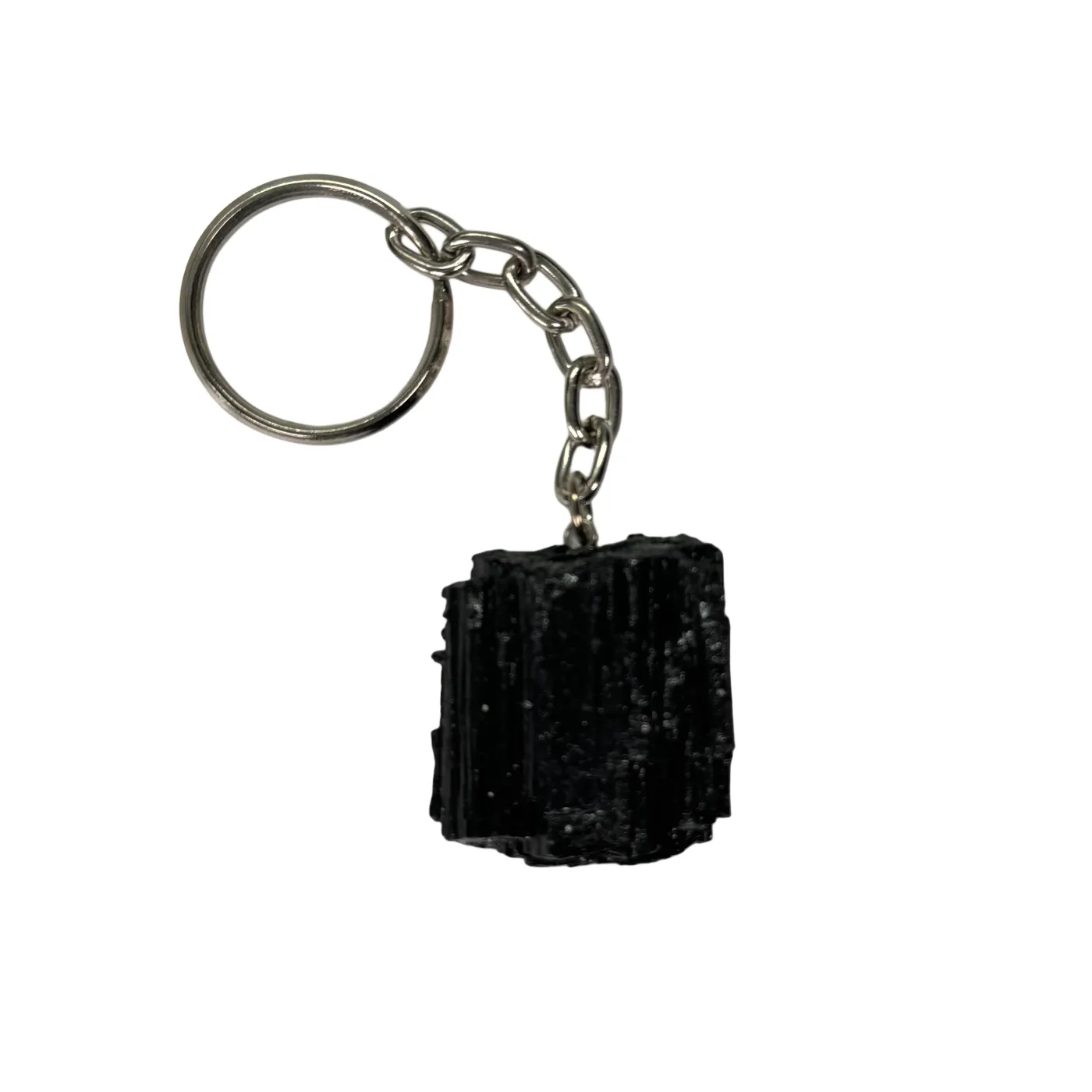 Porte-clés en tourmaline noire