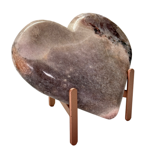 Améthyste rose sur le stand n°1