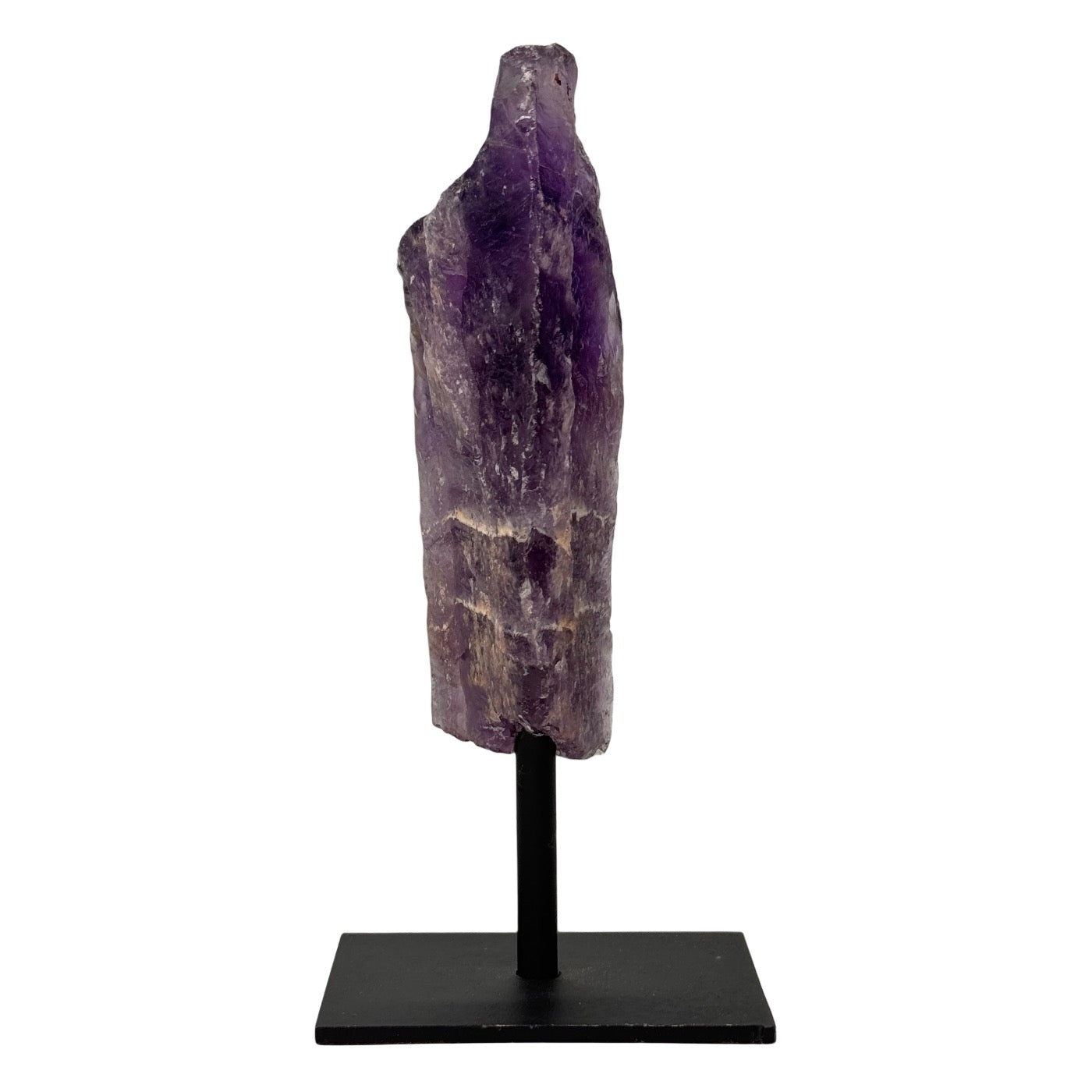 Améthyste brute sur support - violette - 15 cm - #1