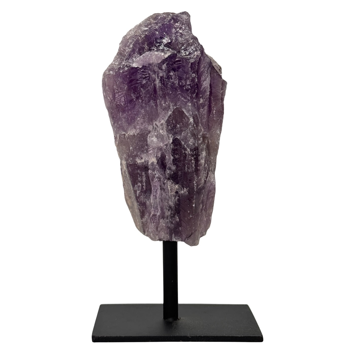 Amethist ruw op standaard - paars - 15 cm - #2