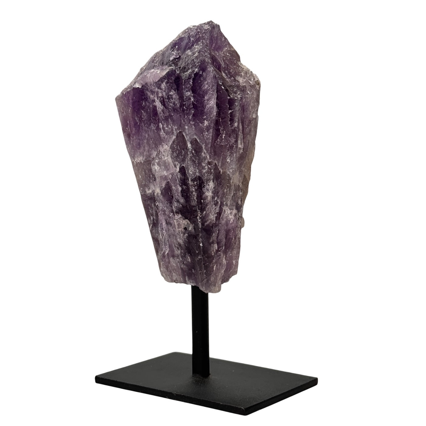 Amethist ruw op standaard - paars - 15 cm - #2