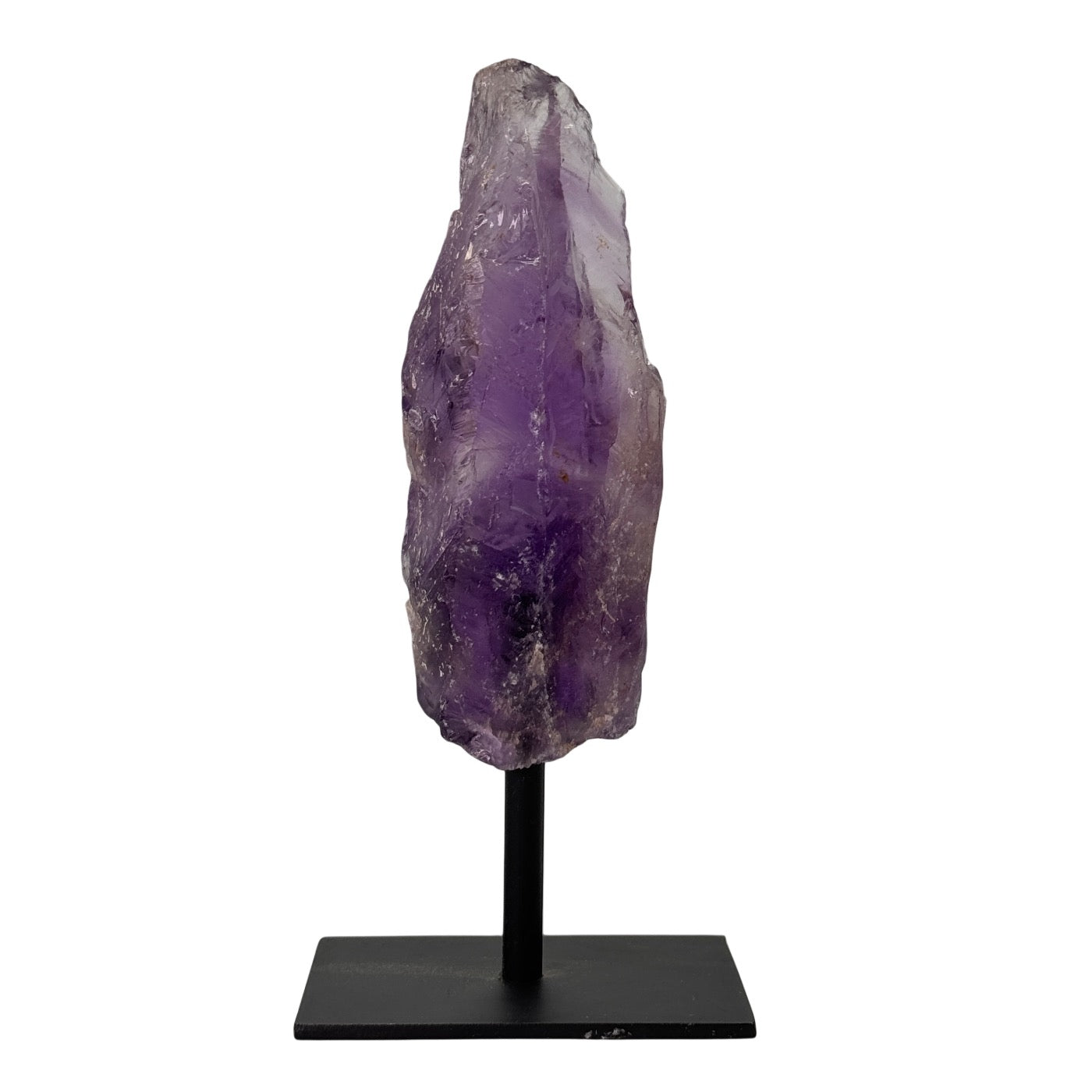 Améthyste brute sur support - violette - 14 cm - #3