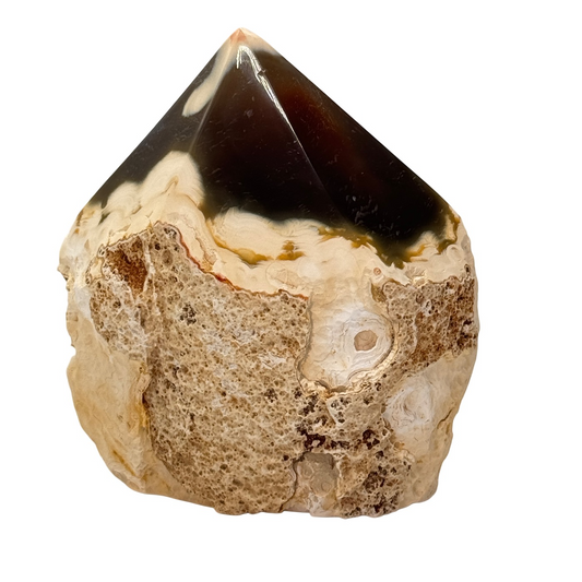 Agaat geslepen punt #2