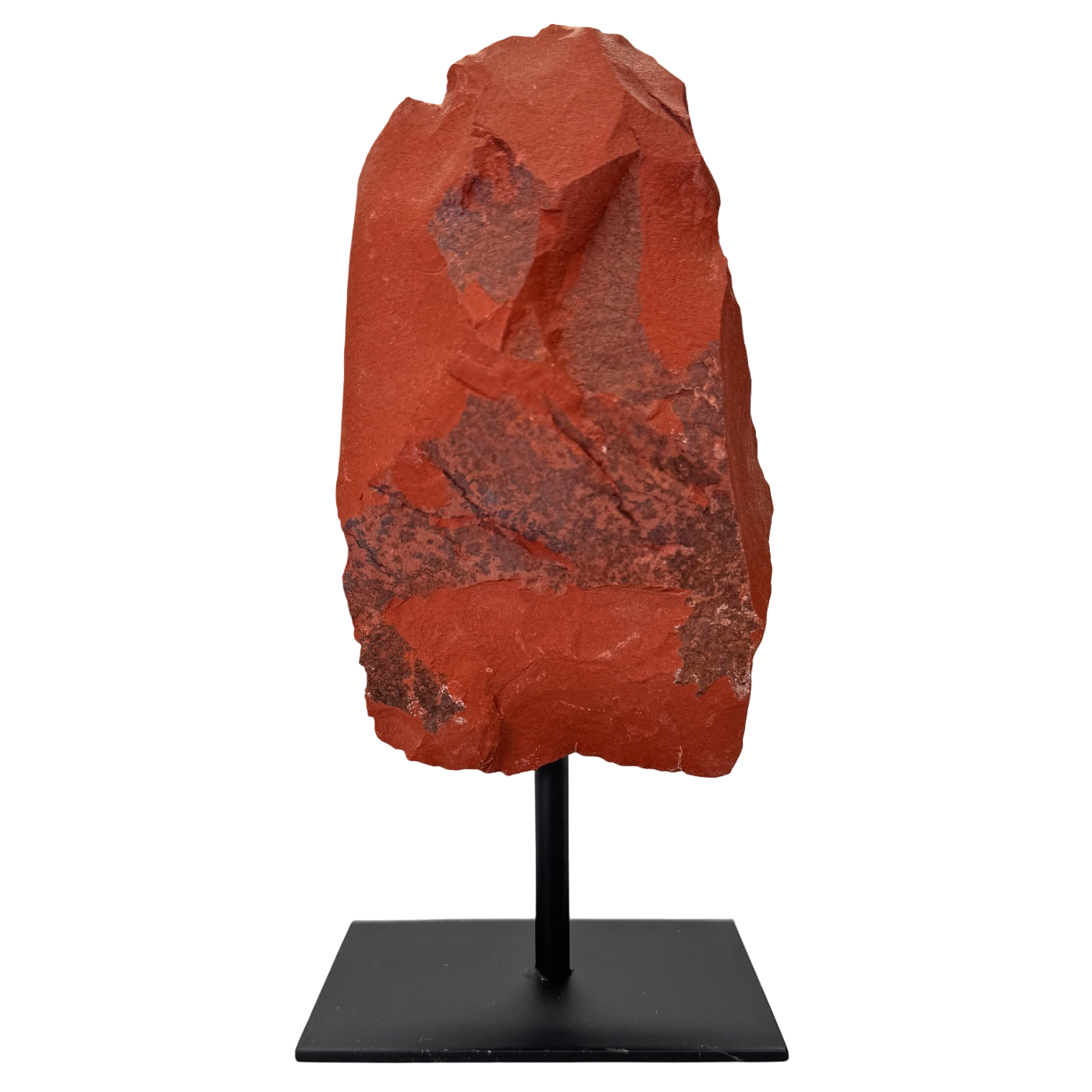 Jaspe rouge brut sur support n°1
